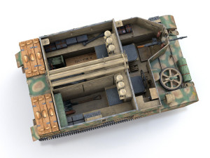bren carrier - buc - german army 3D 모델