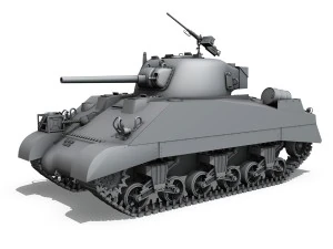 m4 sherman mk iii abe 3D Model