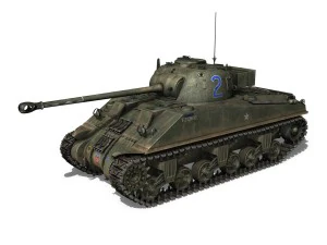 m4 sherman mk vc firefly spitfire 3D Model
