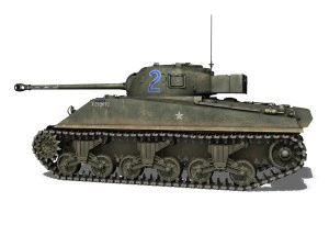 m4 sherman mk vc firefly spitfire 3D Model