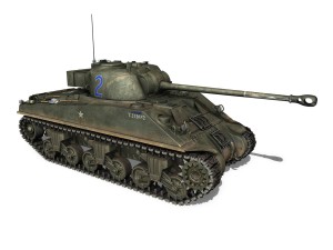 m4 sherman mk vc firefly spitfire 3D Модель