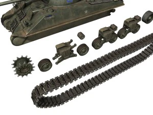 m4 sherman mk vc firefly spitfire 3D Model