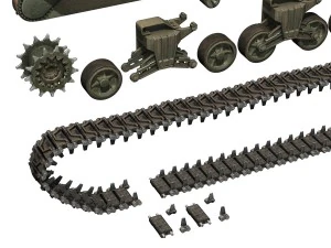 m4 sherman mk vc firefly spitfire 3D Model