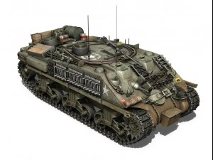 m4 sherman arv mki 3D Model