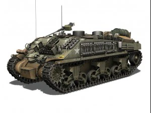 m4 sherman arv mki 3D Model