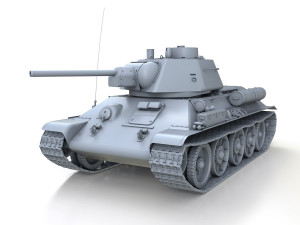 t-34-76 - model 1943 - factory 112 - soviet medium tank Model 3D