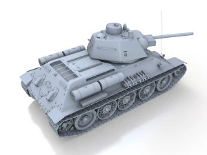 t-34-76 - model 1943 - factory 112 - soviet medium tank 3D Model