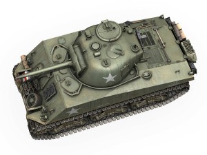 m4a3 75mm - sherman - caballero Modelo 3D