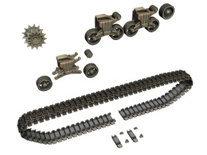 m4a3 75mm - sherman - caballero Modelo 3D