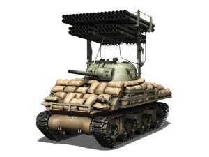 m4a3 sherman calliope 3D-Modell