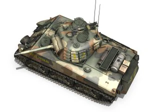 m4a3 sherman - beelzebub 3D Model