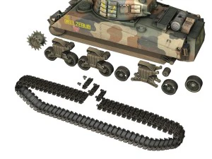 m4a3 sherman - beelzebub 3D Model