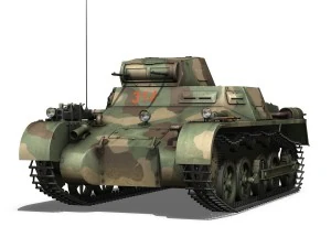 pzkpfw 1 - panzer 1 - ausf a - 314 3D Model