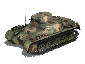 pzkpfw 1 - panzer 1 - ausf a - 314 3D 模型