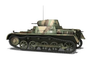 pzkpfw 1 - panzer 1 - ausf a - 314 3D Model