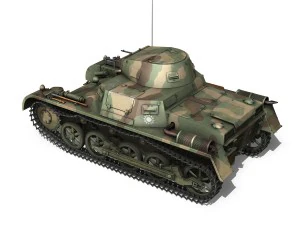 pzkpfw 1 - panzer 1 - ausf a - 314 3D Model