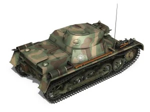 pzkpfw 1 - panzer 1 - ausf a - 314 3D Model