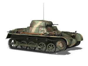 pzkpfw 1 - panzer 1 - ausf a - 314 3D Model