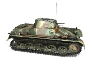 pzkpfw 1 - panzer 1 - ausf a - spainish civil war 3D Model