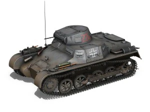 pzkpfw 1 - panzer 1 - ausf a - 523 3D Model