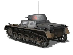 pzkpfw 1 - panzer 1 - ausf a - 523 3D Model