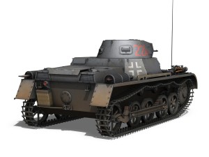 pzkpfw 1 - panzer 1 - ausf a - 523 3D 모델