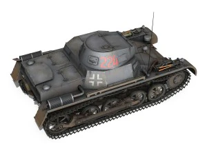 pzkpfw 1 - panzer 1 - ausf a - 523 3D Model