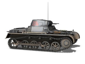 pzkpfw 1 - panzer 1 - ausf a - 523 3D 모델