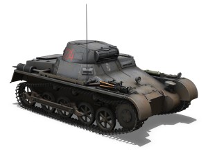 pzkpfw 1 - panzer 1 - ausf a - 523 3D 모델