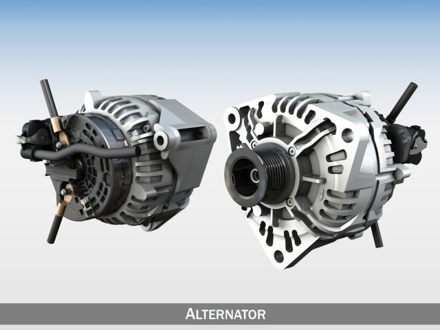 alternator 3D मॉडल .c4d .max .obj .3ds .fbx .stl .blend 