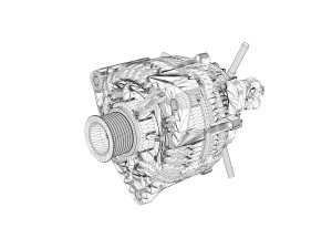 alternator 3D मॉडल