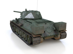 t-34-76 - model 1942 - soviet medium tank - 57 army 3D Model
