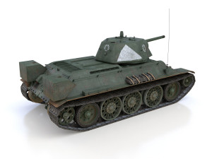 t-34-76 - model 1942 - soviet medium tank - 57 army 3D Model