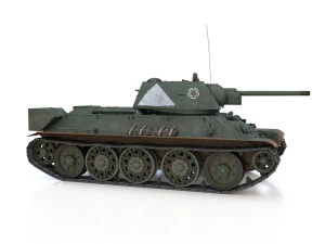t-34-76 - model 1942 - soviet medium tank - 57 army 3D Model