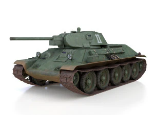 t-34-76 - model 1941 - soviet medium tank - 11 3D Model