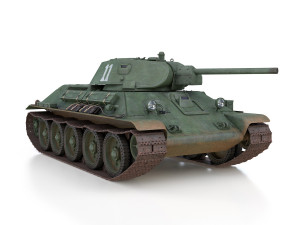 t-34-76 - model 1941 - soviet medium tank - 11 3D 模型