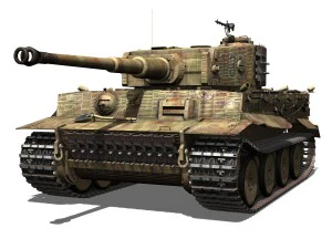 panzer vi tiger mid production 3D Model
