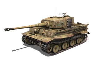 panzer vi tiger mid production Modello 3D