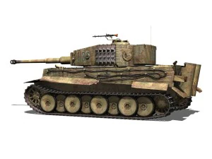 panzer vi tiger mid production 3D Model