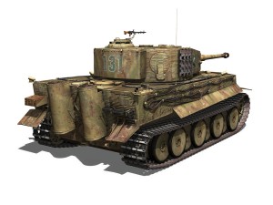 panzer vi tiger mid production Modello 3D
