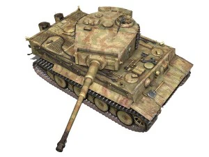 panzer vi tiger mid production 3D Model