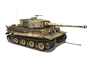 panzer vi tiger mid production Modello 3D