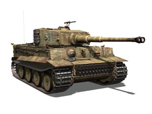 panzer vi tiger mid production Modello 3D