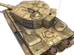 panzer vi tiger mid production 3D Model