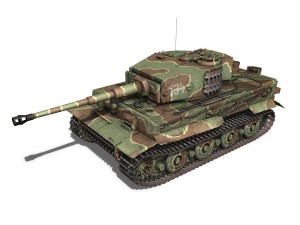 panzer vi - tiger - 134 - late production Modello 3D