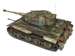 panzer vi - tiger - 134 - late production Modello 3D