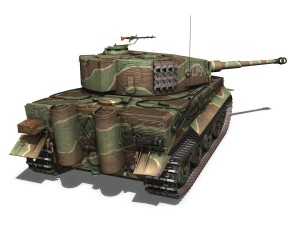 panzer vi - tiger - 134 - late production Modello 3D