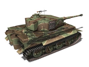 panzer vi - tiger - 134 - late production Modello 3D