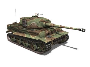 panzer vi - tiger - 134 - late production Modello 3D