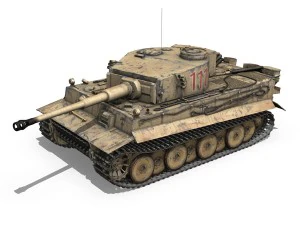 panzer vi - tiger - 111 - early production 3D Model
